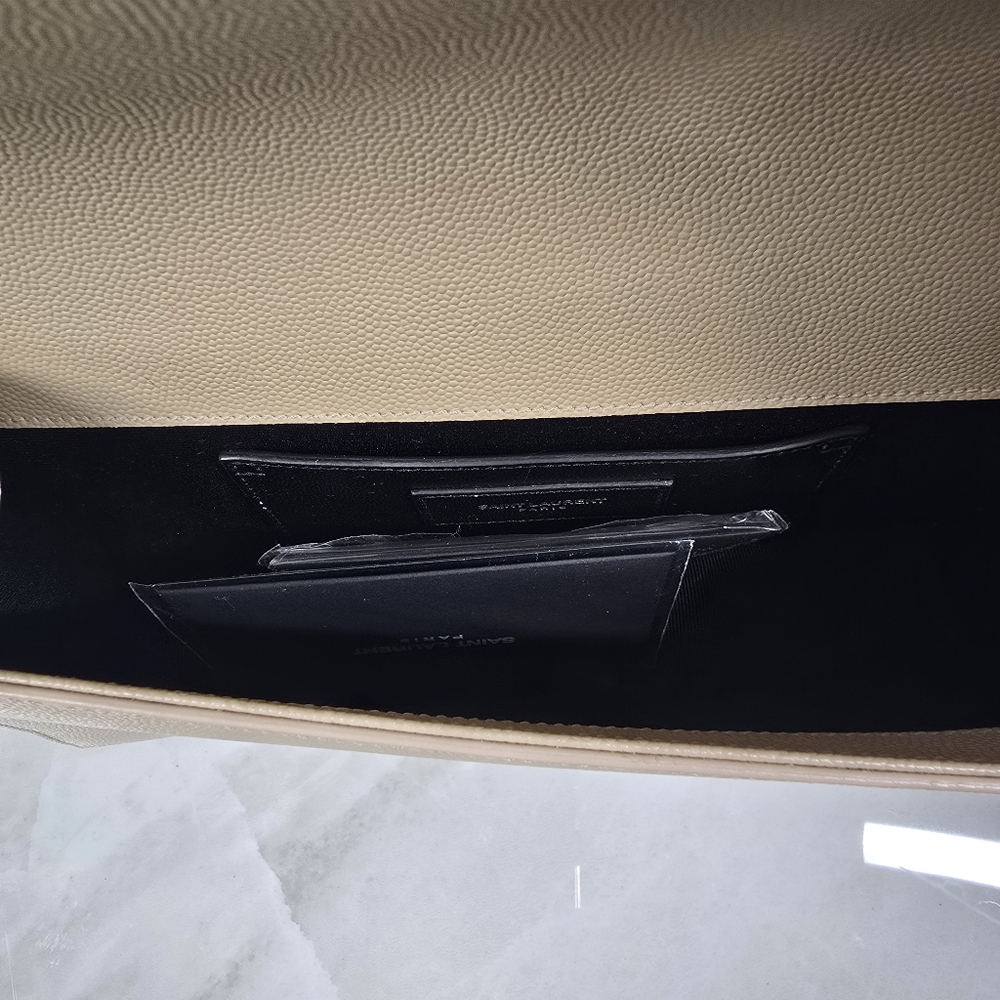 Yves Saint Laurent Beige Clutch Bag - Picture 9 of 10